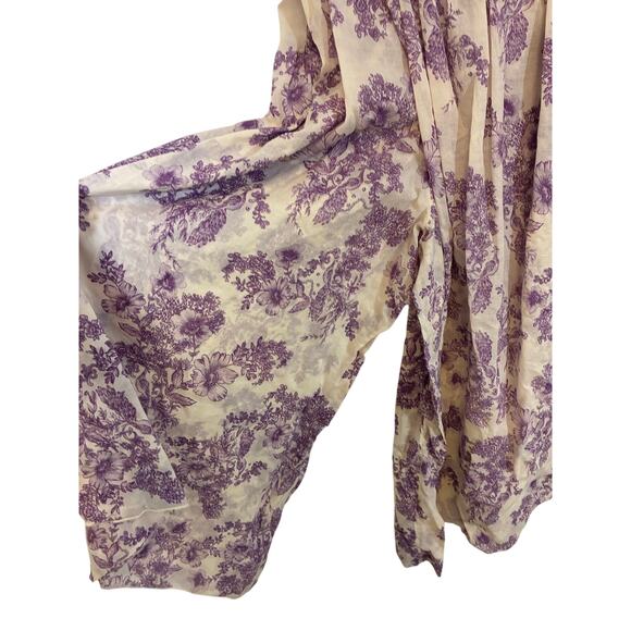 Still The One Lounge Pants Only Ivory Combo FREE PEOPLE Boho Western Castlecore - Picture 4 of 7